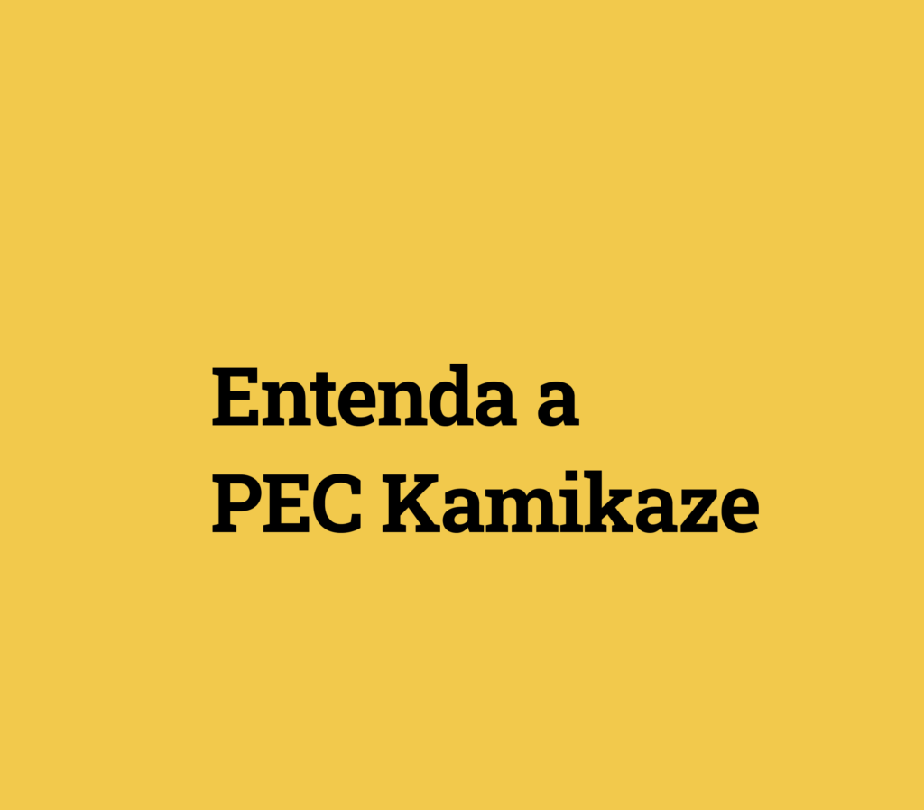 Entenda a PEC Kamikaze
