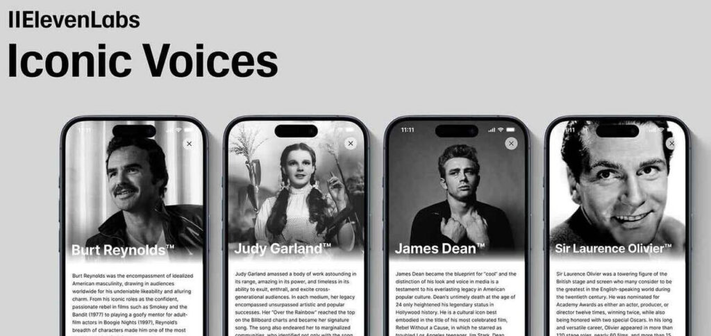 ElevenLabs lança “Vozes Icônicas” para o Reader App