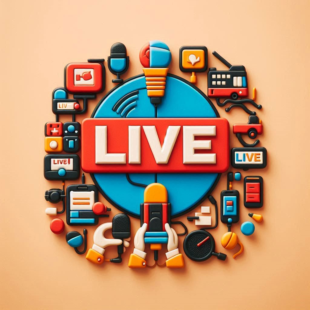 Ilustração que acompanha conetúdo AO ViVO exibindo várias plataformas de comunicação