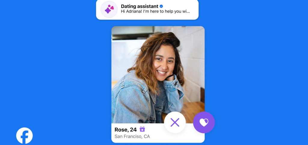 Facebook Dating ganha assistente de IA e “match surpresa” semanal