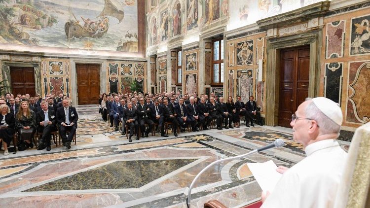 Pope Leo meets with members of MINDS