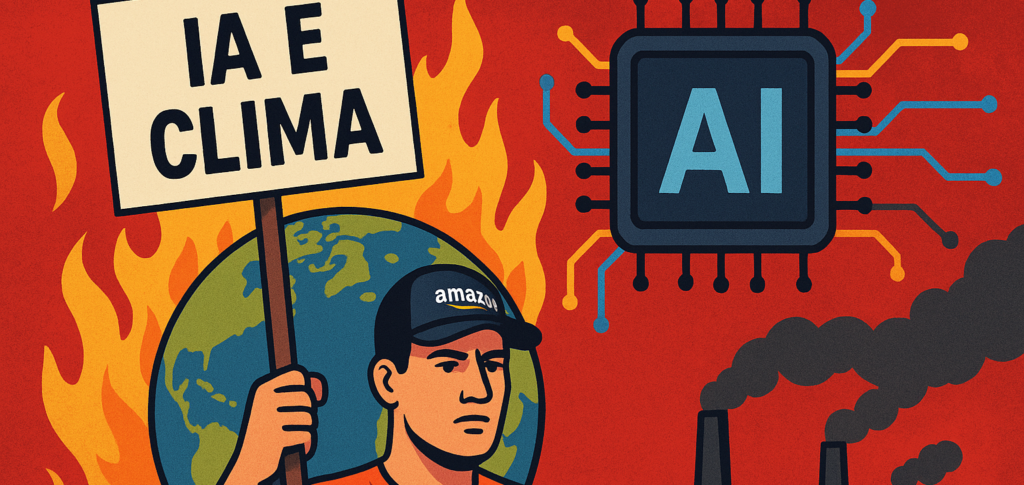 IA, emissões e sustentabilidade: o alerta dos trabalhadores da Amazon