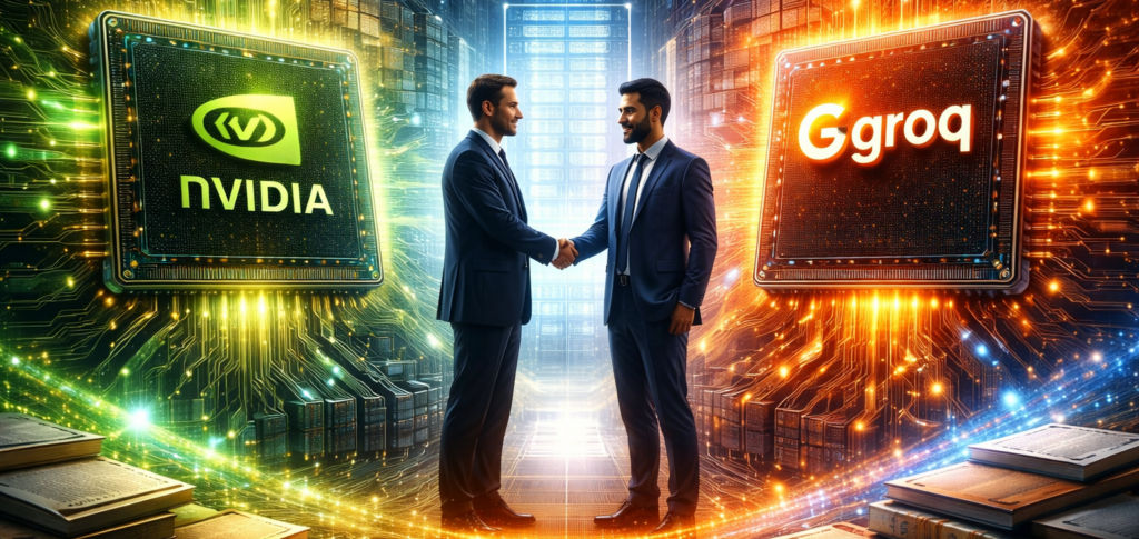 Nvidia fecha acordo de US$ 20 bilhões com a Groq e reforça estratégia no mercado de chips de IA