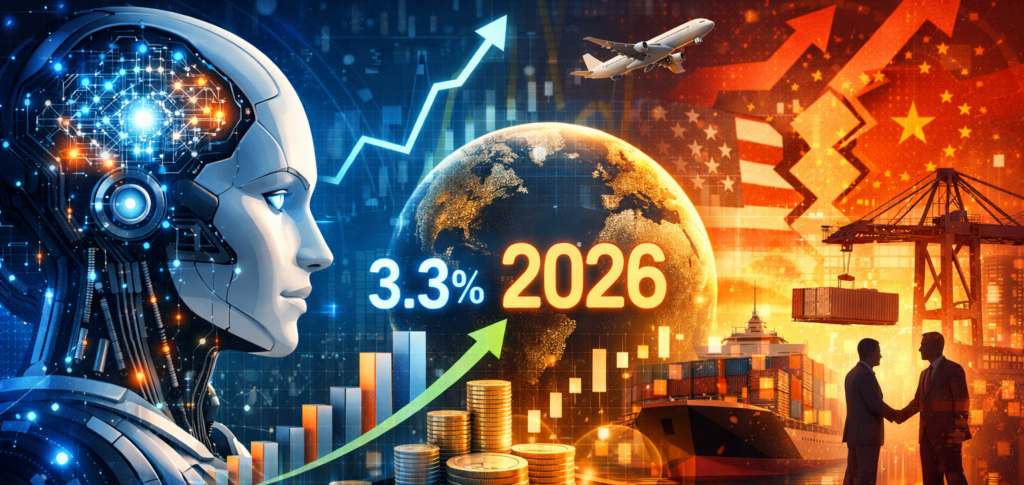 FMI projeta crescimento estável em 2026 e aponta inteligência artificial como principal motor da economia global