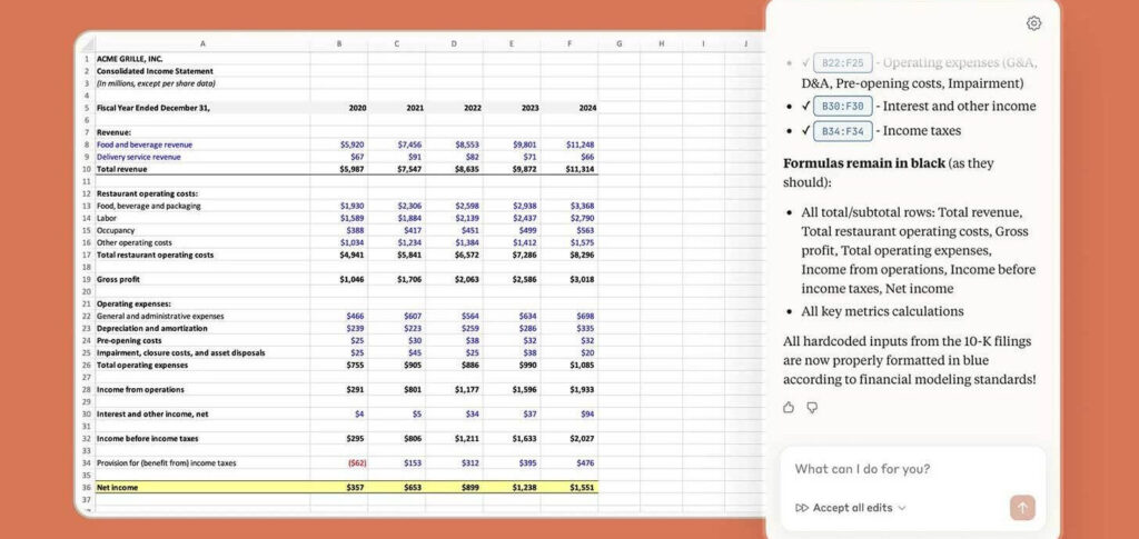 Claude no Excel: a IA que promete aposentar fórmulas complexas e mudar o trabalho com planilhas