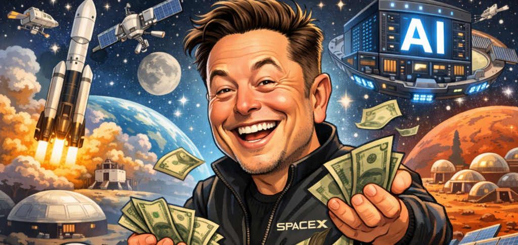 SpaceX absorve a xAI e cria a empresa privada mais valiosa do planeta