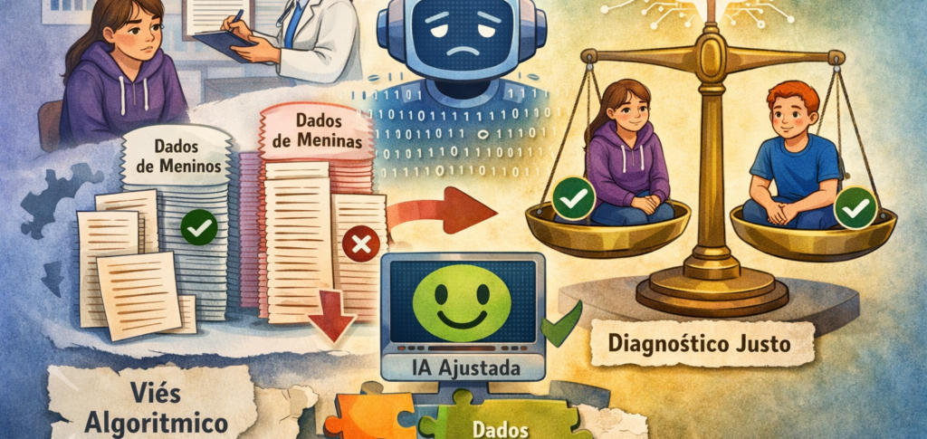 IA na saúde mental infantil: estudo revela viés no diagnóstico de ansiedade e aponta caminho para sistemas mais justos